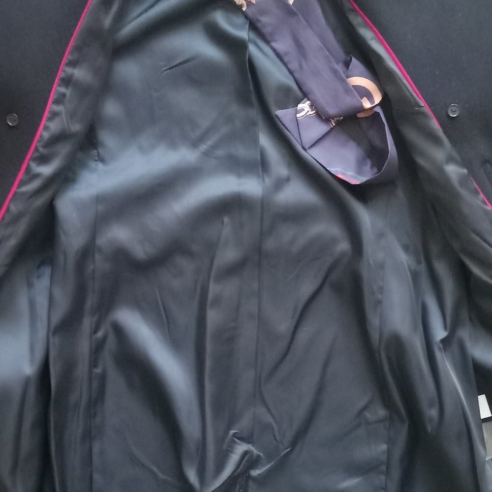 NWT VINCE CAMUTO WOOL BLEND DOUBLE BREASTED TRENCH COAT - Picture 8 of 9